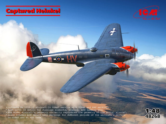 CAPTURED HEINKEL KIT 1:48