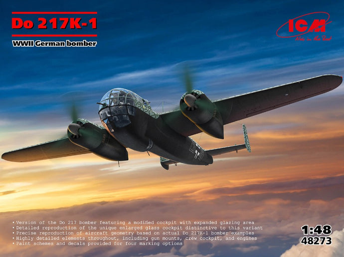 Do 217K-1 WWII GERMAN BOMBER KIT 1:48
