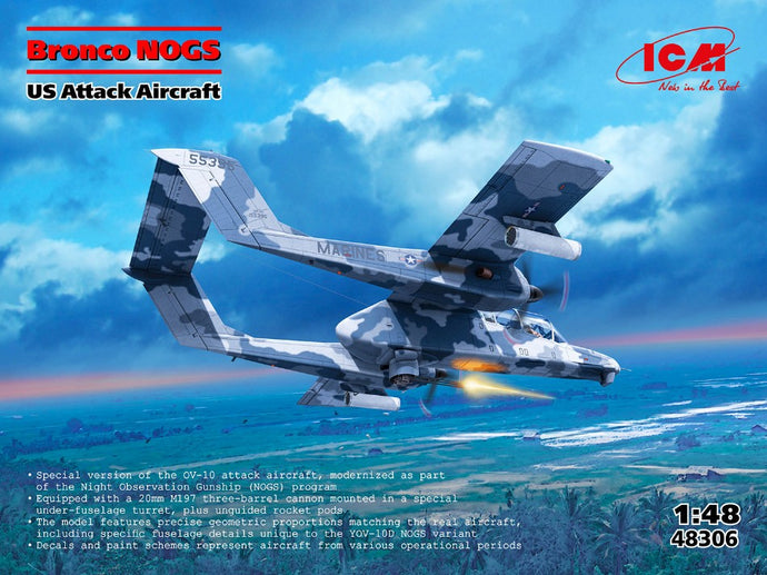 BRONCO NOGS US ATTACK AIRCRAFT KIT 1:48