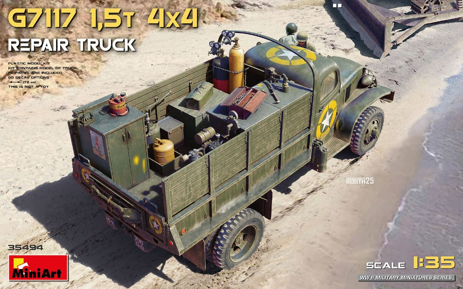 G7117 1,5 t 4x4 REPAIR TRUCK KIT 1:35