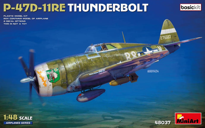 P-47D-11RE THUNDERBOLT BASIC KIT 1:48