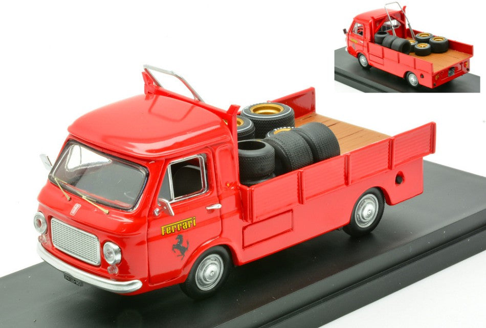 FIAT 238 TRUCK ASSISTENZA F1 SCUDERIA FERRARI 1970 RED 1:43
