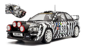 SUBARU IMPREZA S5 WRC99 N 38 TAP RALLY OF PORTUGAL 2001 NIGEL HEATH - STEVE LANCASTER WHITE BLACK 1:18