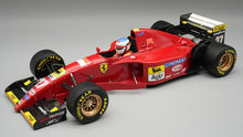 Indlæs billede til gallerivisning Ferrari 412T2 1995 Canada GP #27 Driven by: Jean Alesi with driver figure rød 1:18