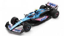 Indlæs billede til gallerivisning BWT Racing ALPINE A523 #10 PIERRE GASLY 3rd DUTCH GP ZANDVOORT 2023 + PIT BOARD blå/lyserød/hvid 1:18