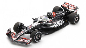 HAAS F1 FW24 TEAM MONEYGRAM HAAS N 27 SEASON 2024 NICO HULKENBERG BLACK WHITE 1:18