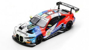 BMW 4-SERIES M4 GT3 TEAM WRT N 46 24h SPA 2024 VALENTINO ROSSI - MAXIME MARTIN - RAFFAELE MARCIELLO WHITE BLUE RED 1:18