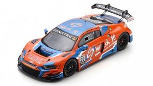 Audi R8 LMS GT3 EVO II #22 TALBOT/HAASE/VAN DER LINDE 3th 12H BATHURST 2024 orange/blå 1:43
