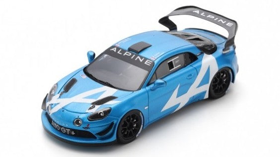 Alpine A110 GT+ RALLYE DU MONT BLANC PRESENTATION 2024 grå/gul/rød 1:43