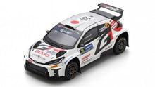 Indlæs billede til gallerivisning TOYOTA YARIS GR RALLY2 TEAM TOYOTA GAZOO RACING N 35 RC2 RALLY SWEDEN 2024 HIKARU KOGURE - TOPI MATIAS LUHTINEN WHITE 1:43