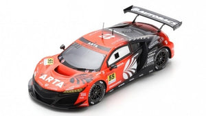 HONDA NSX GT3 TEAM ARTA N 55 GT300 CLASS SUPER GT 2021 SHINICHI TAKAGI - REN SATO RED BLACK 1:43