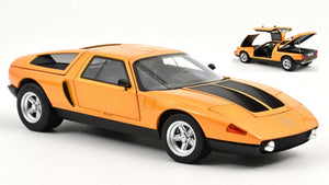 MERCEDES-BENZ C111/2 1969 WHITE AUTUMN METALLIC ORANGE 1:18
