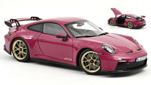 Indlæs billede til gallerivisning Porsche 911 GT3 2021 lyserød metallic 1:18