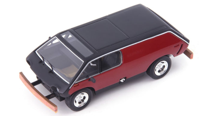 BRUBAKER BOX VAN 1972 RED-BLACK 1:43