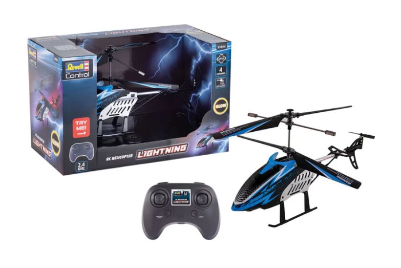 ELICOTTERO Fjernstyret HELICOPTER LIGHTNING cm 23