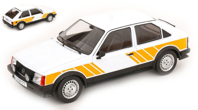 OPEL KADETT D GTE 1983 WHITE/YELLOW 1:18