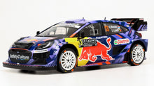 Indlæs billede til gallerivisning FORD ENGLAND PUMA RALLY1 TEAM FORD M-SPORT (night version) N 13 RALLY MONTECARLO 2025 LOUIS LOUKA - GREGOIRE MUNSTER BLUE YELLOW RED 1:18
