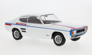 FORD CAPRI MK I GT 1970 WHITE 1:18