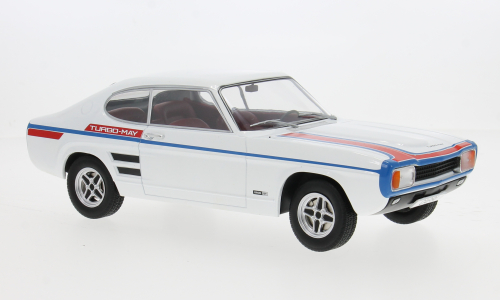 FORD CAPRI MK I GT 1970 WHITE 1:18
