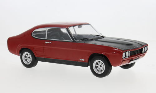 FORD ENGLAND CAPRI MKI RS 2600 1970 RED BLACK 1:18