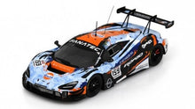 Indlæs billede til gallerivisning McLAREN 720S GT3 EVO TEAM GARAGE59 N 159 24h SPA 2023 M.KIRCHHOFER - B.GOETHE - N.KJAERGAARD LIGHT BLUE ORANGE 1:43