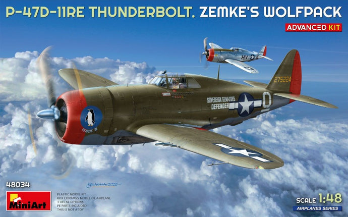 P-47D-11 RE THUNDERBOLT ZEMKE'S WOLFPACK ADVANCED KIT 1:48