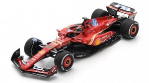 FERRARI F1 SF-24 TEAM SCUDERIA FERRARI N 16 WINNER ITALY MONZA GP 2024 CHARLES LECLERC RED WHITE BLACK 1:43