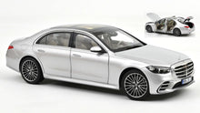 Indlæs billede til gallerivisning MERCEDES-BENZ S-CLASS AMG-LINE 2021 BRILLANT SILVERn 1:18