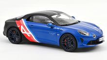 Indlæs billede til gallerivisning RENAULT A110 ALPINE TRACKSIDE N 14 MONZA GP 2021 FERNANDO ALONSO BLUE BLACK 1:18
