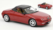 Indlæs billede til gallerivisning ALFA ROMEO SPIDER 1999 PROTEO RED METALLICn 1:18