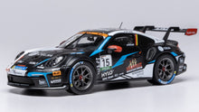 Indlæs billede til gallerivisning PORSCHE 911 992 GT3 CUP N 15 2nd RACE 1 PORSCHE CUP OSCHERSLEBEN 2024 JANNE STIAK WHITE BLACK 1:43