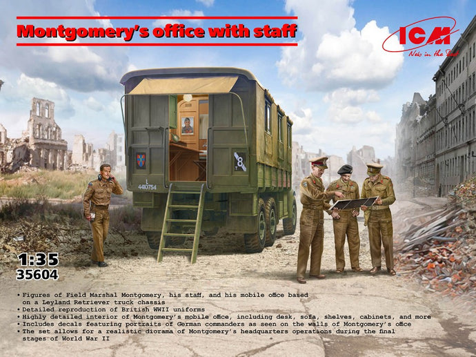MONTGOMERY'S OFFICE WITH STAFF KIT 1:35