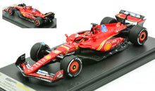 Indlæs billede til gallerivisning FERRARI F1 SF-24 TEAM SCUDERIA FERRARI N 16 3rd ABU DHABI GP 2024 CHARLES LECLERC RED WHITE BLACK 1:43