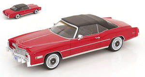 CADILLAC ELDORADO CABRIOLET OPEN 1976 RED 1:18