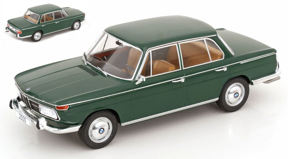 BMW 2000 Ti (TYPE 121) 1966 DARK GREEN 1:18