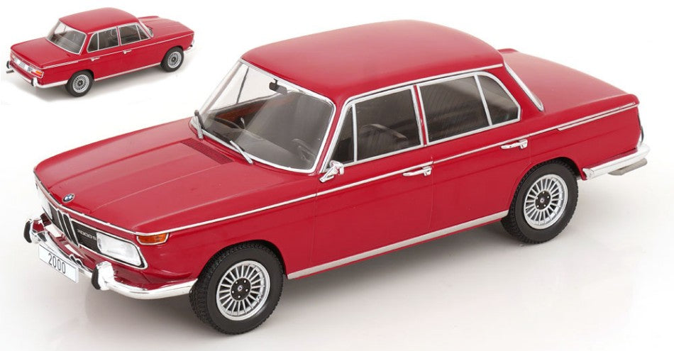 BMW 2000 Ti (TYPE 121) 1966 DARK RED 1:18