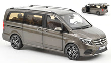 Indlæs billede til gallerivisning MERCEDES BENZ V-CLASS AMG LINE MINIBUS 2018 GREY MET 1:18