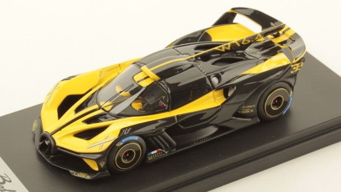 BUGATTI BOLIDE W16.4 8.0 FOUR-TURBO 1850hp 500km/h 2024 MOLSHEIM YELLOW 1:43