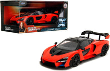 Indlæs billede til gallerivisning Mclaren SENNA - FAST &amp; FURIOUS orange/sort 1:24
