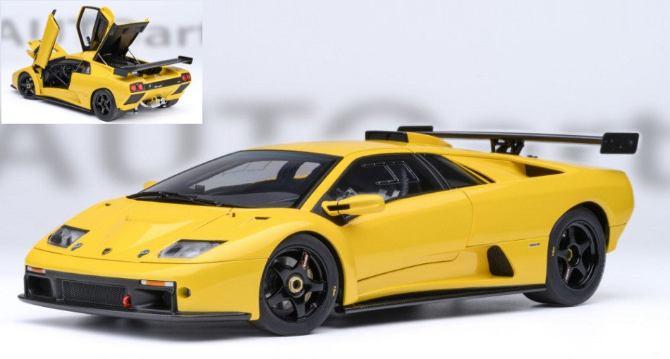 LAMBORGHINI DIABLO GTR 1999 YELLOW 1:18
