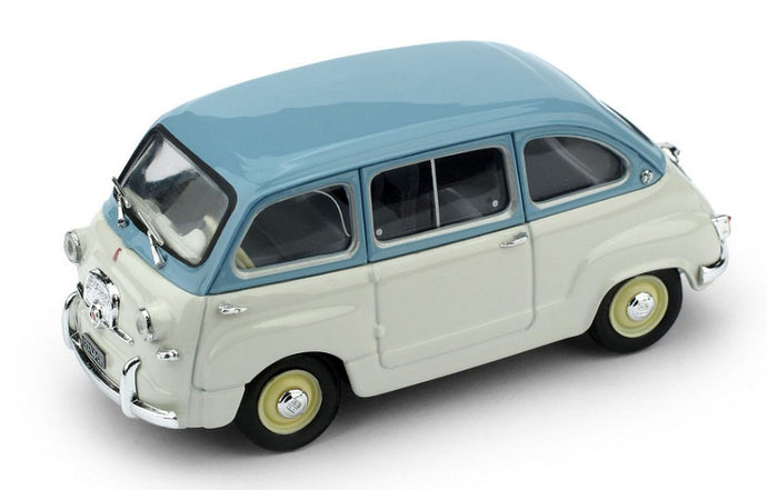 FIAT 600 MULTIPLA 1^ SERIE 1956 AZZURRO CENERE/GRIGIO CHIARO 1:43
