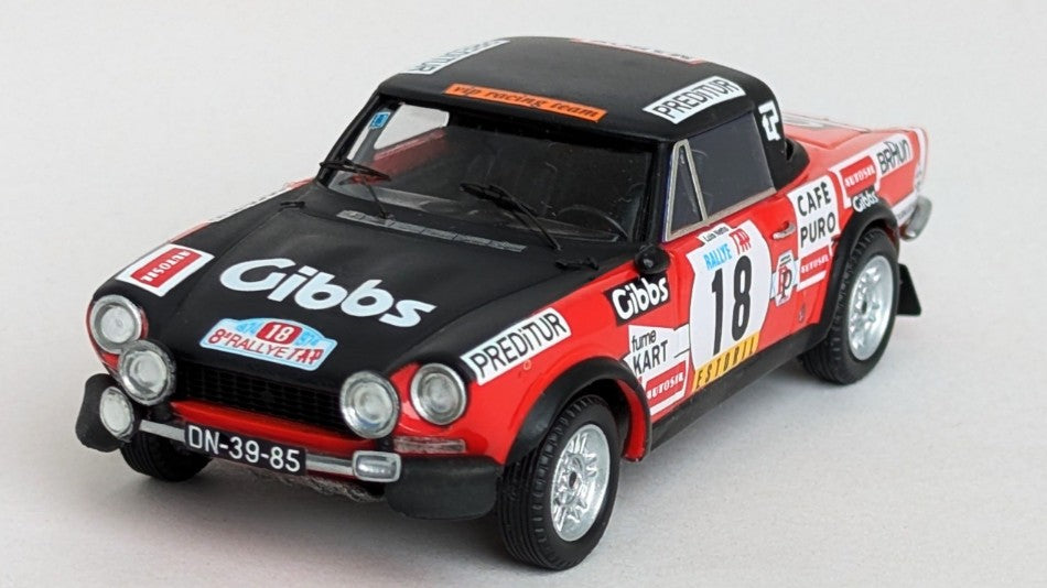 FIAT 124 SPORT SPIDER 1600 TAP RALLY 1974 LUIS NETTO-