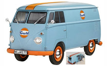 Indlæs billede til gallerivisning VW T1 Kool Kombi + aanhanger Gulf blå/orange 1:18