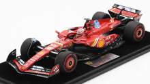 Indlæs billede til gallerivisning FERRARI F1 SF-24 TEAM SCUDERIA FERRARI N 16 3rd MEXICO GP 2024 CHARLES LECLERC WITH SHOWCASE RED WHITE BLACK 1:18