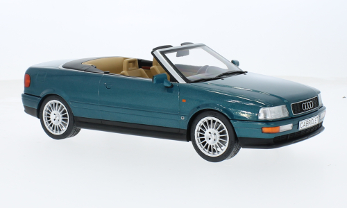 AUDI CABRIOLET 1991 BLUE-GREEN 1:18