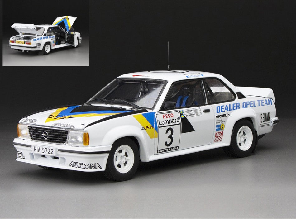 1/18 Opel Ascona 400 #7 Rallye Suède 1980 Kullang/Berglund IXO Altaya