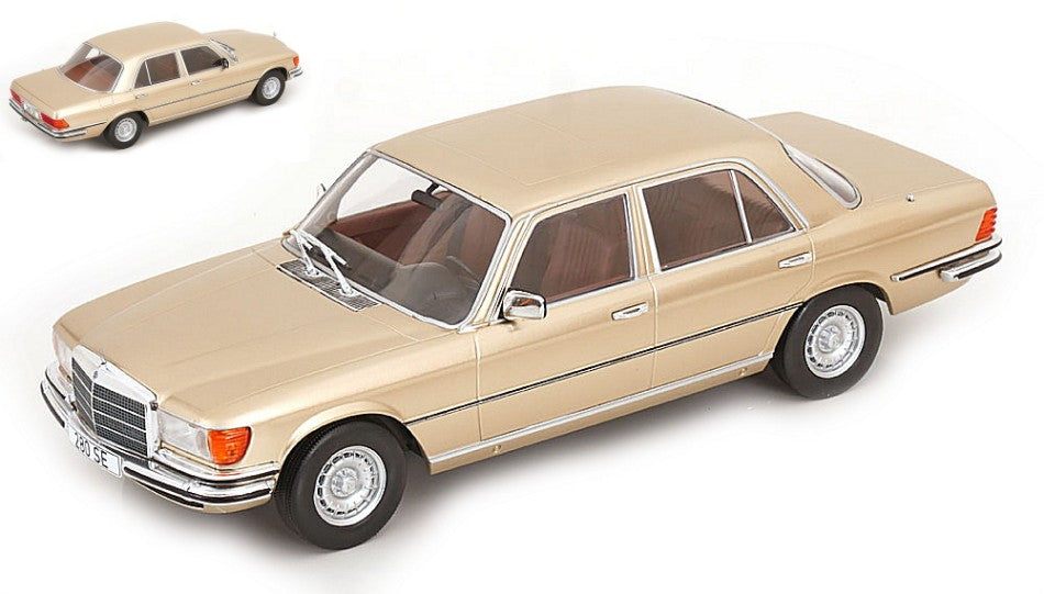 MERCEDES S-CLASS (W116) 1972 BEIGE 1:18
