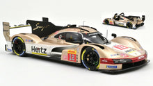 Indlæs billede til gallerivisning PORSCHE 963 9RD 4.6L TURBO V8 TEAM HERTZ JOTA N 12 WINNER 6h SPA 2024 WILL STEVENS - CALLUM ILOTT WHITE GOLD 1:18