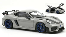 Indlæs billede til gallerivisning PORSCHE 718 CAYMAN GT4 RS WEISSACH PACKAGE 2023 WHITE BLACK 1:18