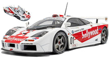 Indlæs billede til gallerivisning McLAREN F-1 GTR 6.1L V12 TEAM HOLLYWOOD N 01 WINNER 2h DE BRASILIA RACE 1996 NELSON PIQUET - JOHNNY CECOTTO WHITE RED 1:18